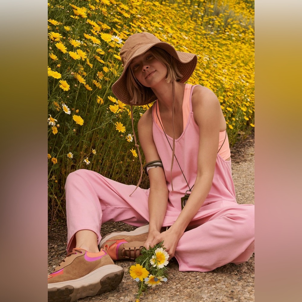 NWOT Free People Hot Shot Onesie - Small - Prism Pink